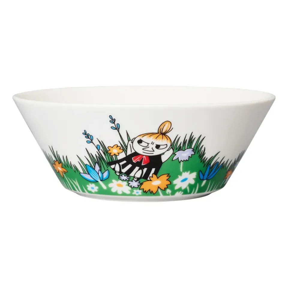 Moomin Bowls^Moomin Arabia Little My and meadow Moomin bowl, White- Multi