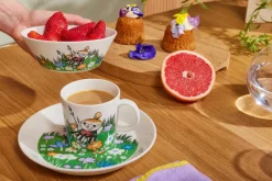 Moomin Bowls^Moomin Arabia Little My and meadow Moomin bowl, White- Multi