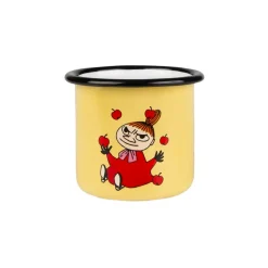 Moomin Mugs^Muurla Little My enamel mug 25 cl, Yellow