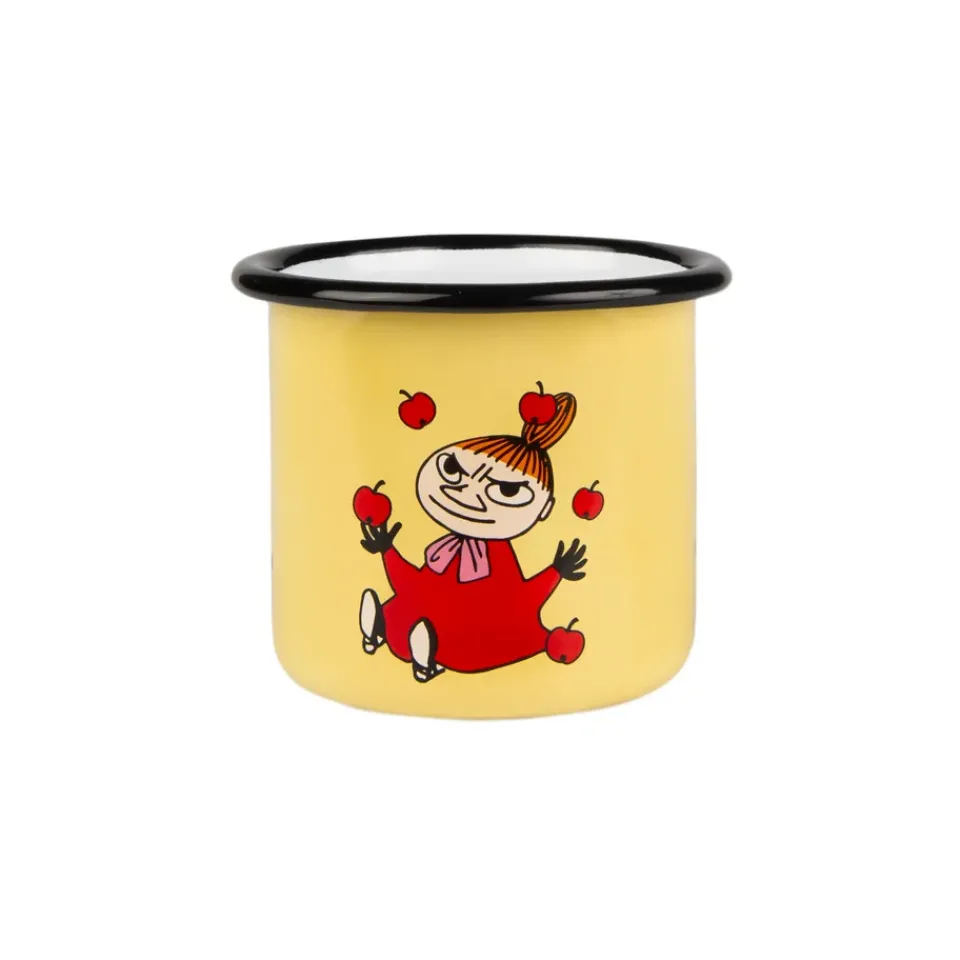 Moomin Mugs^Muurla Little My enamel mug 25 cl, Yellow