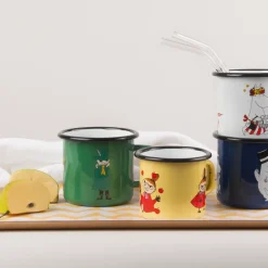 Moomin Mugs^Muurla Little My enamel mug 25 cl, Yellow