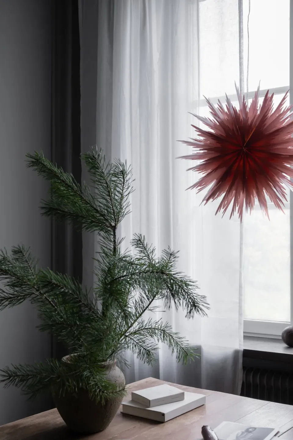 Christmas Stars^Watt & Veke Liz advent star Ø50 cm, ochre Red