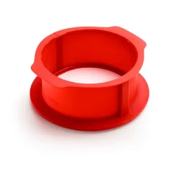 Round Flat Oven & Flan Dishes|More Baking Accessories^Lékué charlotte springform with plate 18 cm, Red