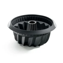 Hot Lékué deep savarin mold silicone Ø22 cm, Black
