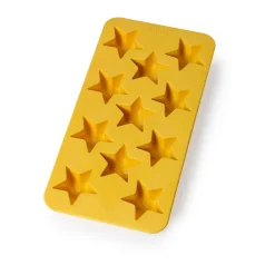Wine & Barware^Lékué ice cube tray with lid , Stars Yellow