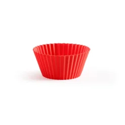 Cookie/Biscuit Cutters & Cake Tins^Lékué muffin molds silicone 6-pack, Red
