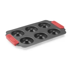 New Lékué non stick donut mold 6 pcs, Red