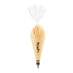Clearance Lékué reusable piping bag 3 nozzles, Transparent