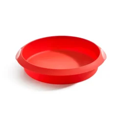 Cookie/Biscuit Cutters & Cake Tins^Lékué round cake mold silicone 24 cm, Red