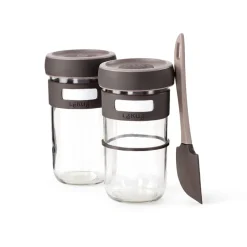 Bread Tins^Lékué sourdough starter kit 3 pieces, Brown