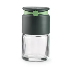 Salt & Pepper Shakers^Lékué spice container with dosing lid 4-pack, Grey