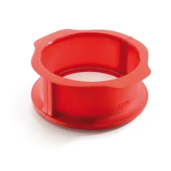 Round Flat Oven & Flan Dishes|More Baking Accessories^Lékué springform with plate , 15 cm Red