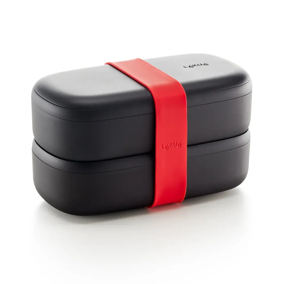 Lunch Boxes & Food Containers^Lékué To Go lunchbox 5 pieces, Black
