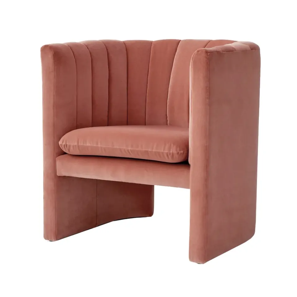 Hot &Tradition Loafer SC23 armchair, Fabric Ritz clay Pink