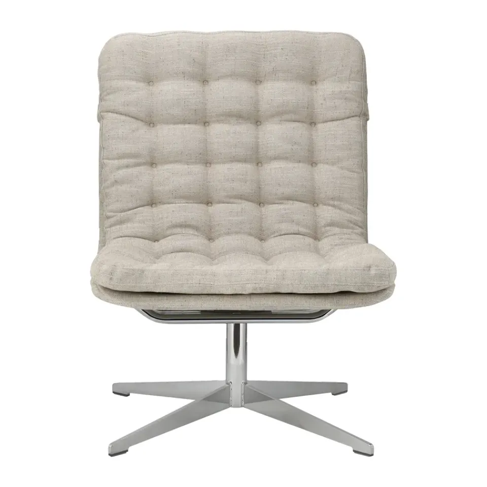 Armchairs & Footstools^1898 Loholm armchair with swivel function, Bern 0341 Beige