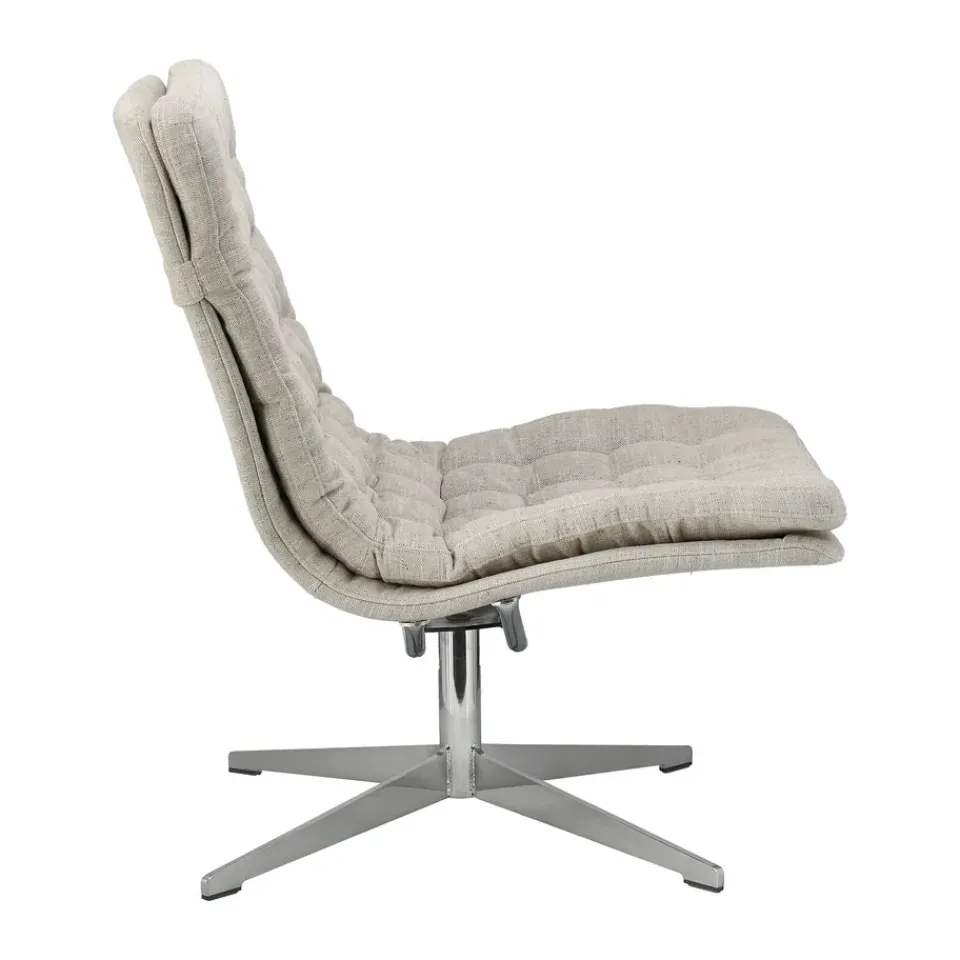 Armchairs & Footstools^1898 Loholm armchair with swivel function, Bern 0341 Beige