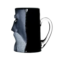 Outlet Målerås Glasbruk Loke beer mug, Black