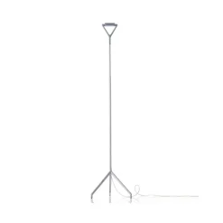 New Luceplan Lola D15ND floor lamp, Aluminium Silver-coloured