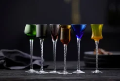 Hot Lyngby Glas London snaps glass 2.5-5 cl 6 pieces, Mix Multi