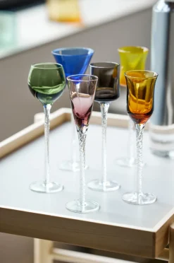 Hot Lyngby Glas London snaps glass 2.5-5 cl 6 pieces, Mix Multi
