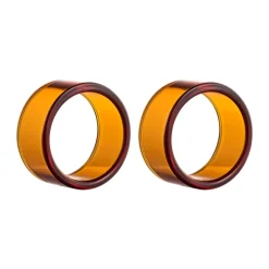 Muurla Loop napkin ring 2-pack, Amber Orange