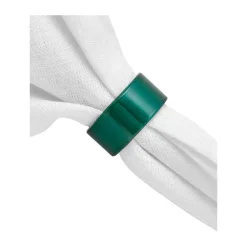 Napkin Rings & Holders^Muurla Loop napkin ring 2-pack, Teal Green