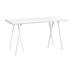 Bar Tables^HAY Loop Stand incl. support bar table 87,5x180 cm, - laminate-plywood White