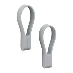 Towel Rails & Holders^Zone Denmark Loop towel hanger magnet 2-pack, Gull Grey