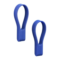 Zone Denmark Loop towel hanger magnets 2-pack, Indigo Blue