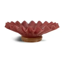 Hot Byon Lori bowl M Ø18 cm, Bordeaux-beige BeigeRed