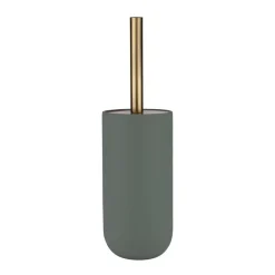Toilet Brushes^Mette Ditmer Lotus ceramic toilet brush, Frost green GreenGold-coloured