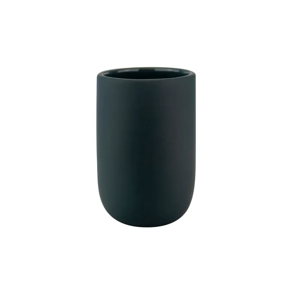 Toothbrush Holders^Mette Ditmer Lotus container, anthracite Grey