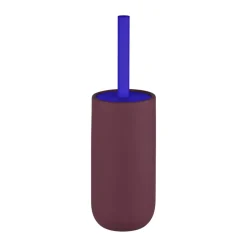 Best Mette Ditmer Lotus play toilet brush, incl. 2 toilet brush heads, Wine Red