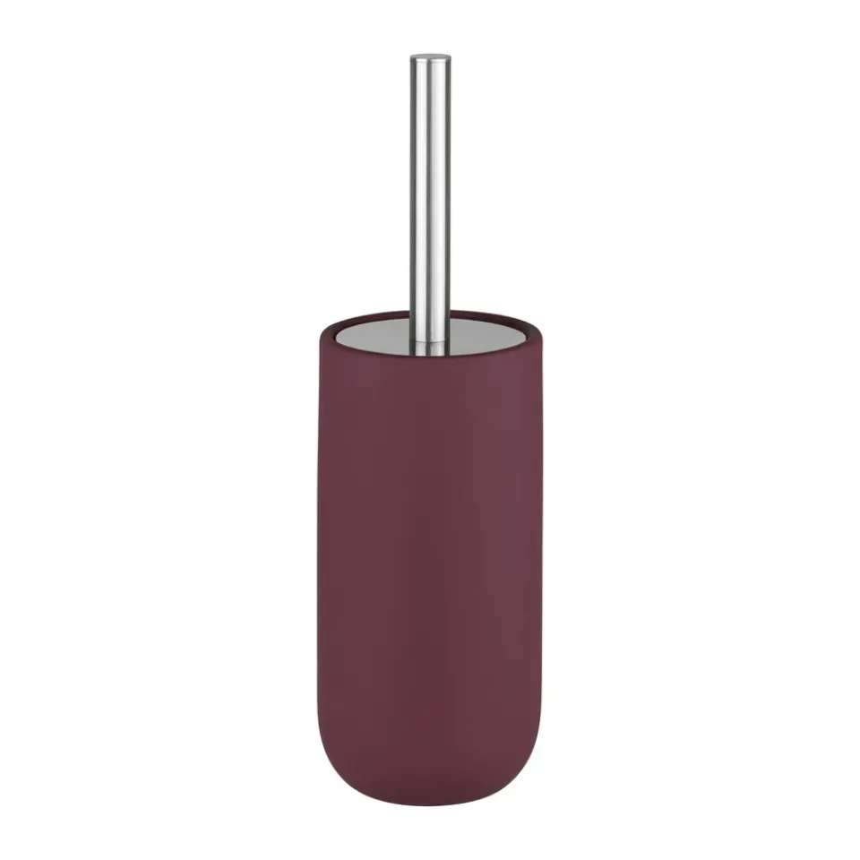 Best Mette Ditmer Lotus play toilet brush, incl. 2 toilet brush heads, Wine Red