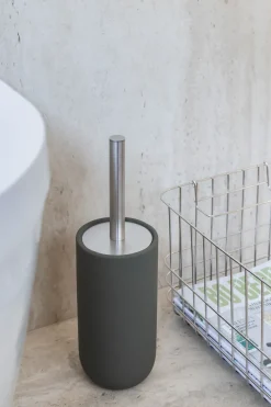 Toilet Brushes^Mette Ditmer Lotus play toilet brush, incl. 2 toilet brush heads, Dark olive Green