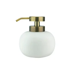 Soap Dispensers & Dishes^Mette Ditmer Lotus soap dispenser low, White
