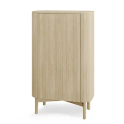 Display & Glass Cabinets|Display & Glass Cabinets^Northern Loud tall cabinet 143 cm, Light oiled oak BeigeBrown