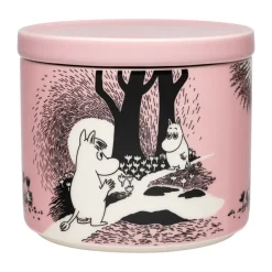 Clearance Moomin Arabia Love 30 Years Moomin Jar, 0.7 L Pink