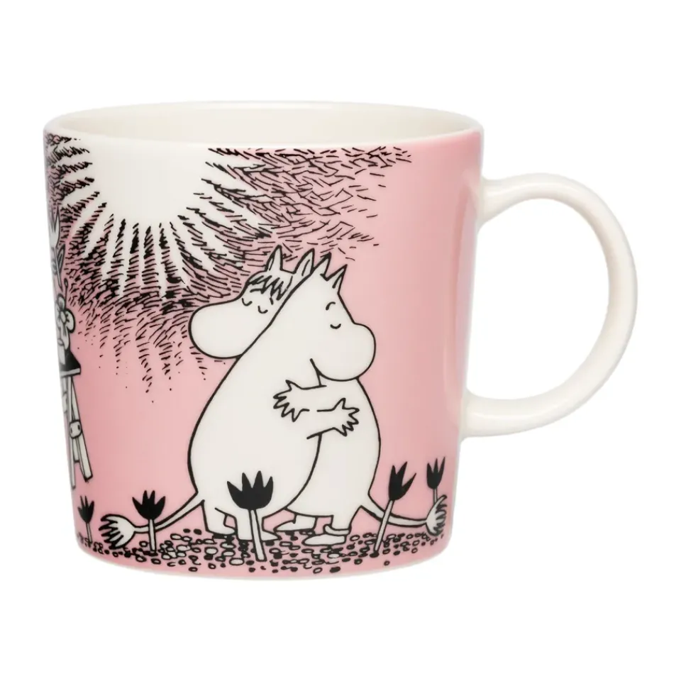 Moomin Mugs^Moomin Arabia Love 30 years Moomin mug, 30 cl Pink