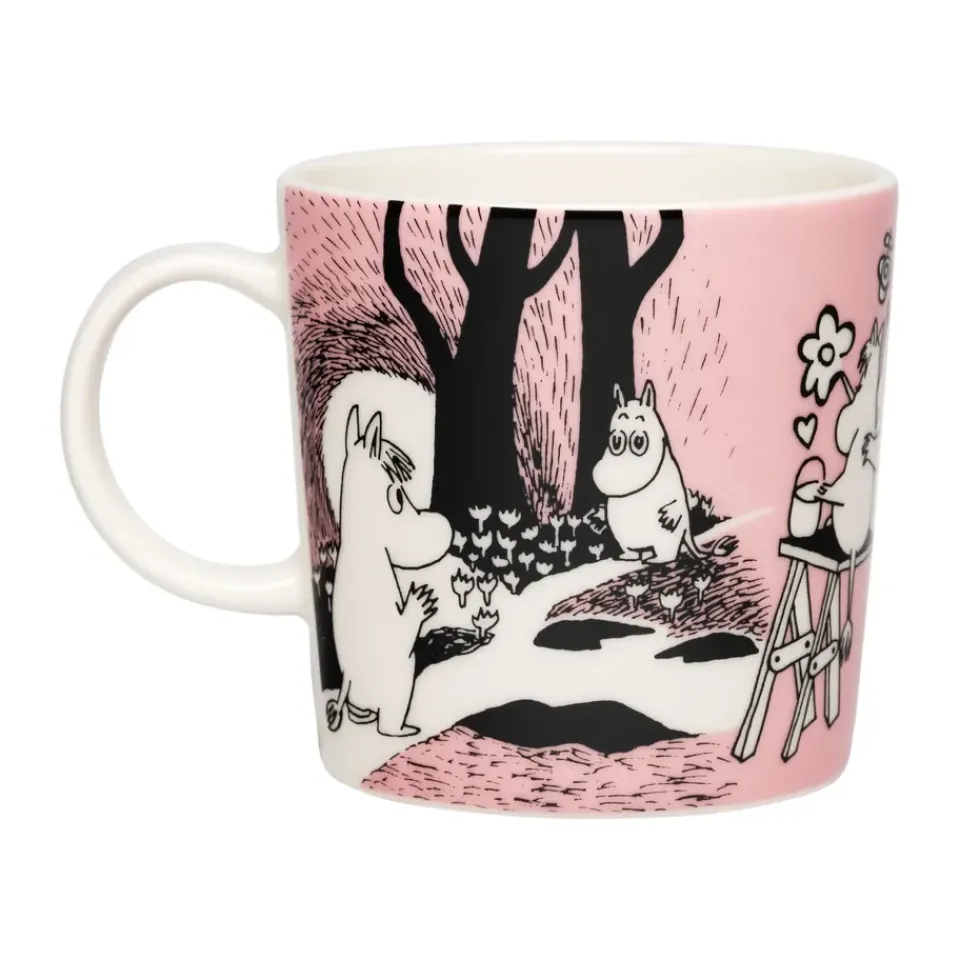 Moomin Mugs^Moomin Arabia Love 30 years Moomin mug, 30 cl Pink