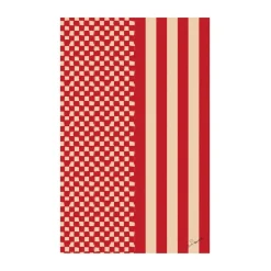 Table Runners^Byon Love tablecloth 150x280 cm, Red sand RedBeige