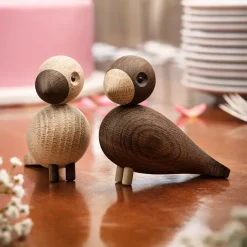New Kay Bojesen Denmark Lovebirds, 2-pack Brown