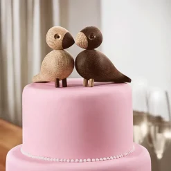 New Kay Bojesen Denmark Lovebirds, 2-pack Brown