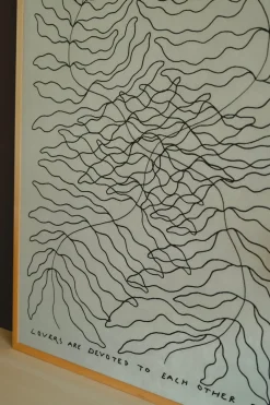 Posters^Fine Little Day Lovers poster, 70x100 cm Beige