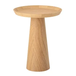 Side Tables^Bloomingville Luana side table Ø44 cm, oak Gold-coloured