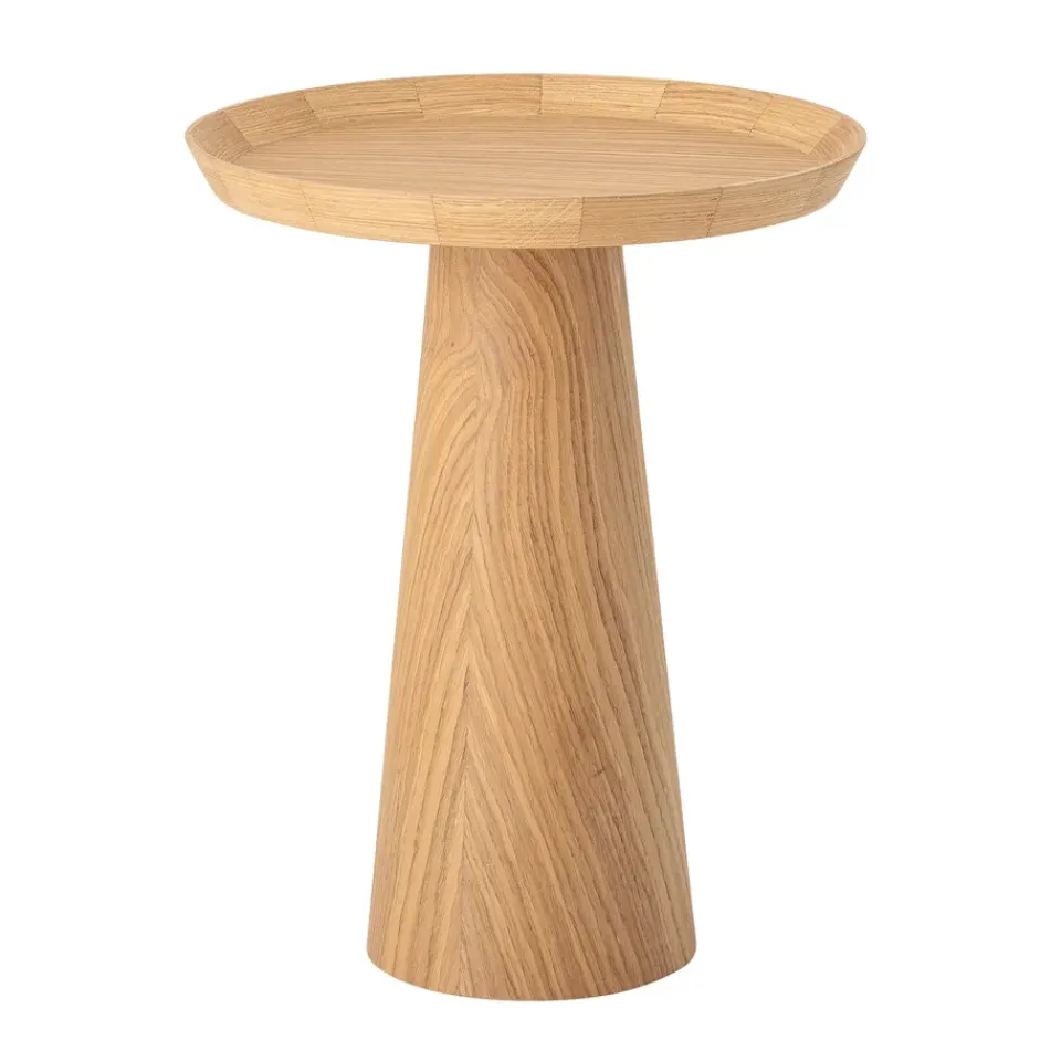 Side Tables^Bloomingville Luana side table Ø44 cm, oak Gold-coloured