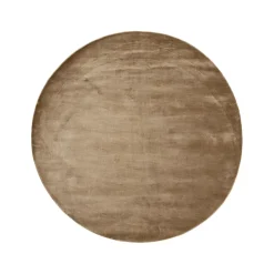 Clearance Linie Design Lucens rug round, Mustard Yellow