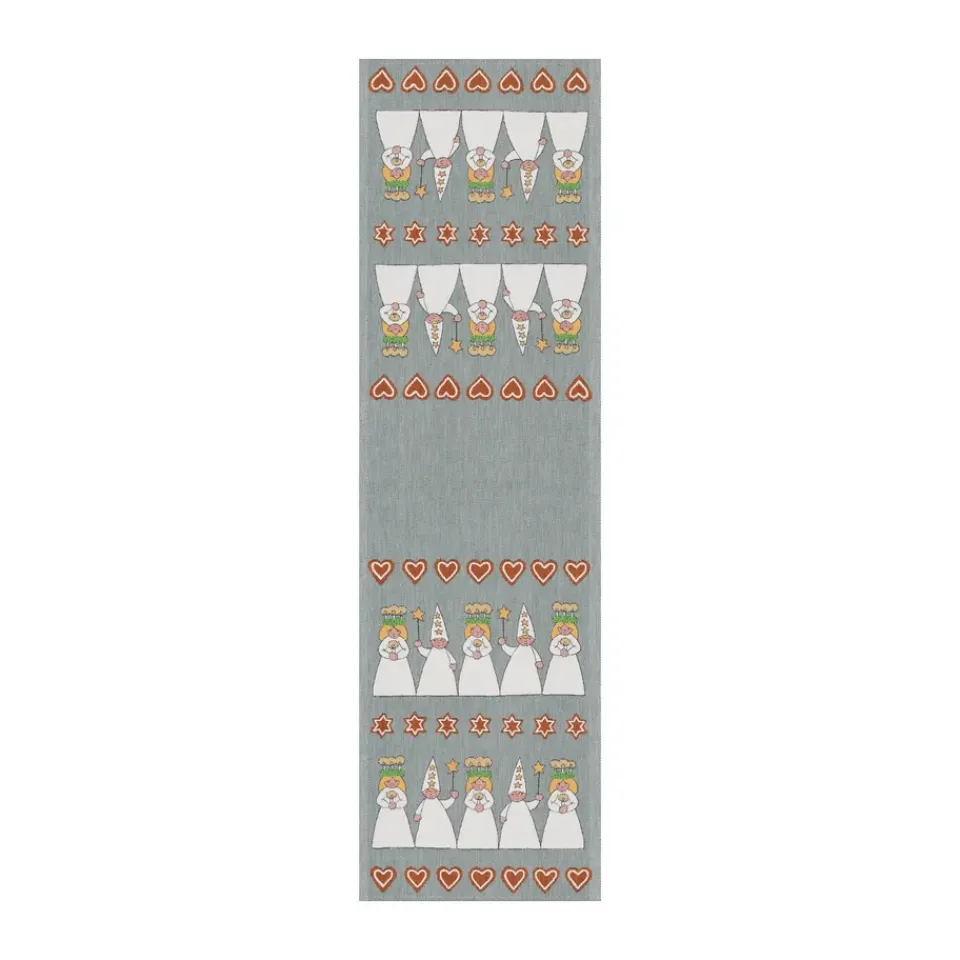 Discount Ekelund Linneväveri Luciamorgon table runner 35x120 cm, Multi