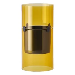 Oil & Kerosene Lamps^Stelton Lucie oil lamp 17.5 cm, Amber Yellow