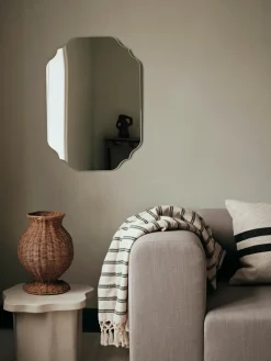 Wall Mirrors^Broste Copenhagen Lulu mirror, 50x70 cm Transparent